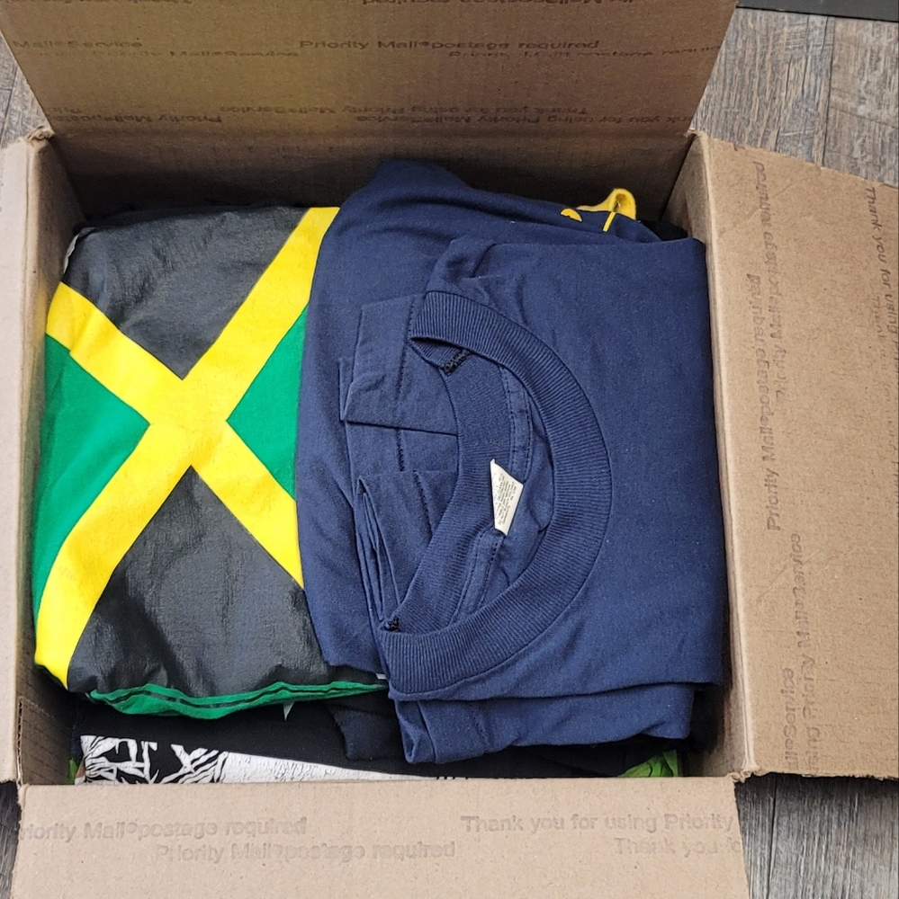 Lot of 9 vintage shirts for wear or resale - unisex, men's, women's
